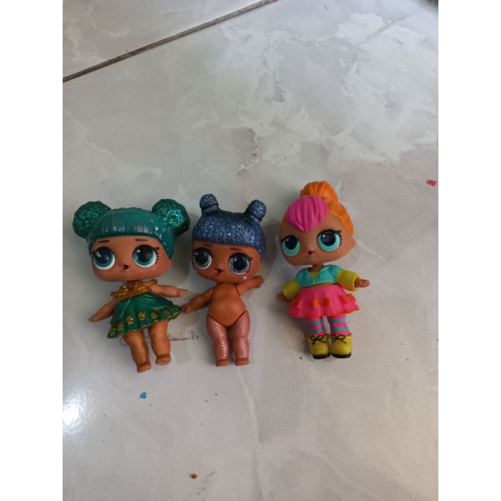 (Preloved) Mainan anak figure LOL/Doraemon/HK/Poni