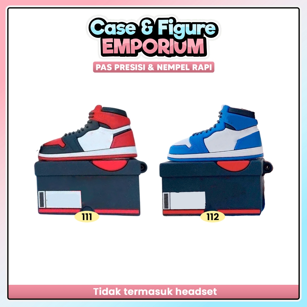 [ATP] Case Pods Pro 1 2 inpods i13 Gen 3 Karakter AJ Shoes Cover Silicone