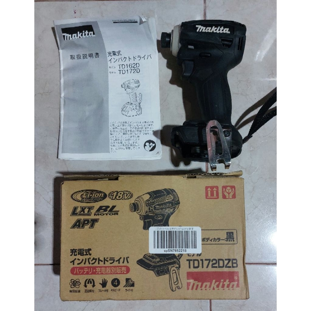 MAKITA Impact Driver TD172D TD 172 TD172 Made In Japan