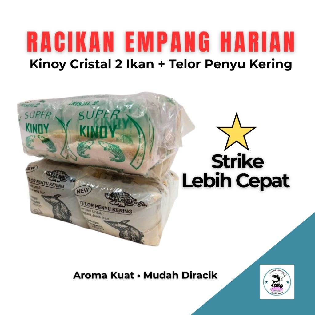 Racikan Umpan Ikan Mas Empang Harian | Kinoy Cristal + Telor Penyu | Umpan Mancing Ampuh