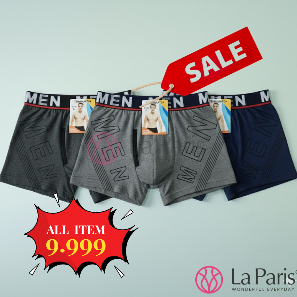 Promo Heboh CD Pria Boxer Termurah Bahan Premium Celana Dalam Laki Laki / Pria Dewasa Katun By La Pa