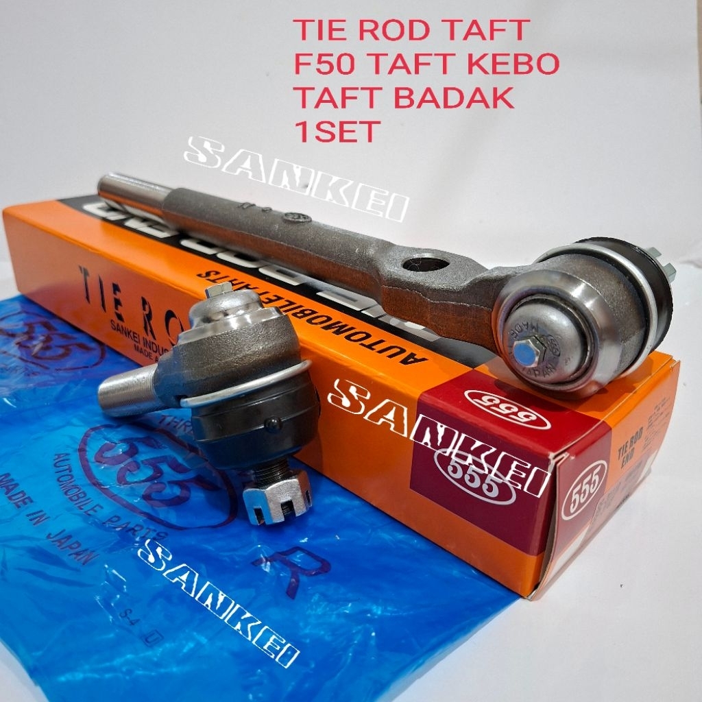 TIE ROD END TAFT F50 TAFT KEBO TAFT BADAK.MEREK ORIGINAL PARTS 555 JAPAN.1SET
