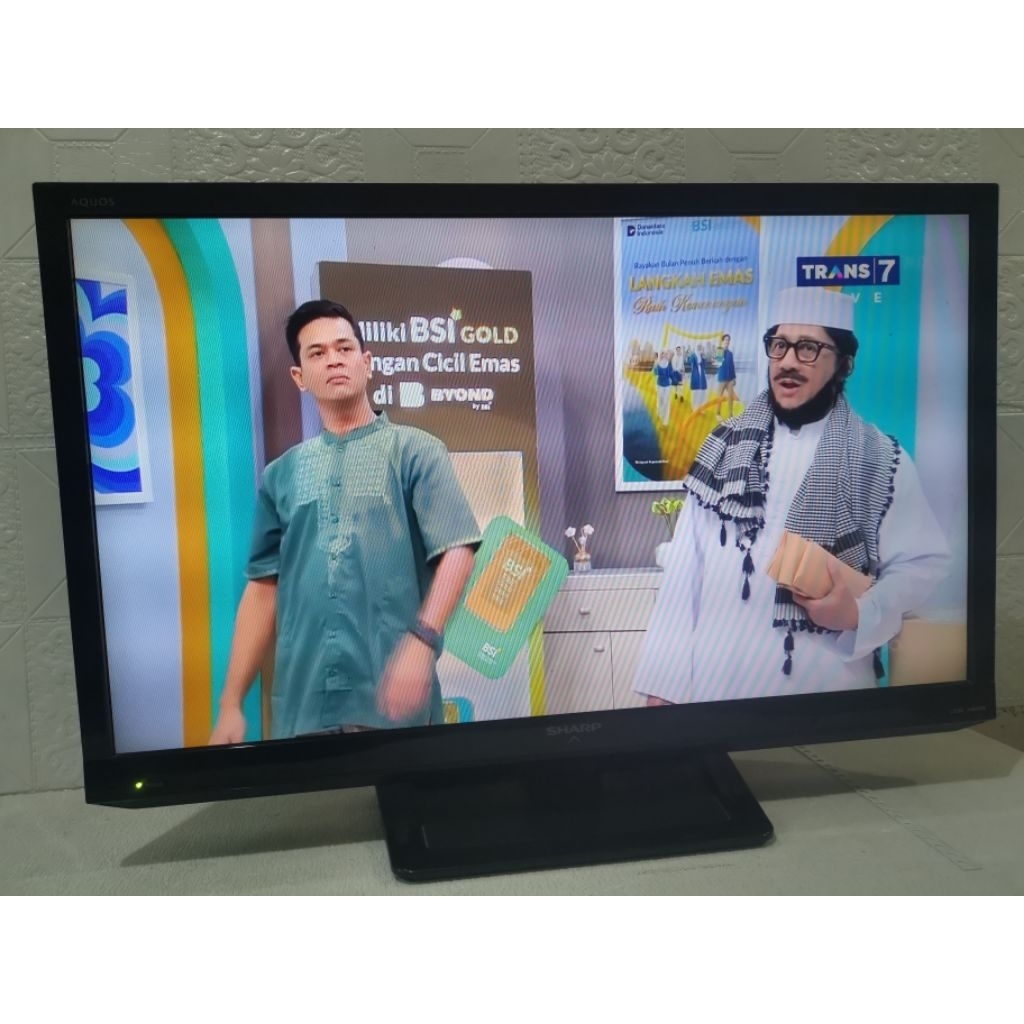 Sharp Led TV 32 Inch Analog TV (Inc. Packing Kayu)