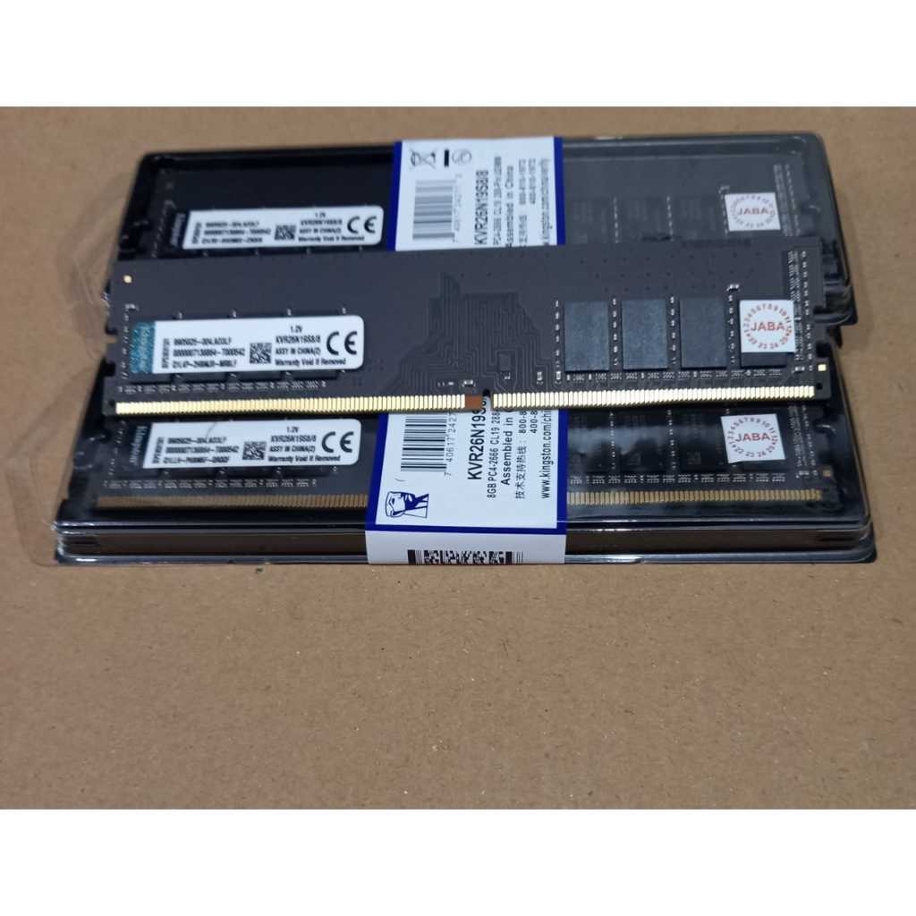 Memory Memory  RAM  PC AIO  DDR4 8GB KIngston LongDimm Ram PC Komputer Ram Kingston DDR4 8GB 2666MHz