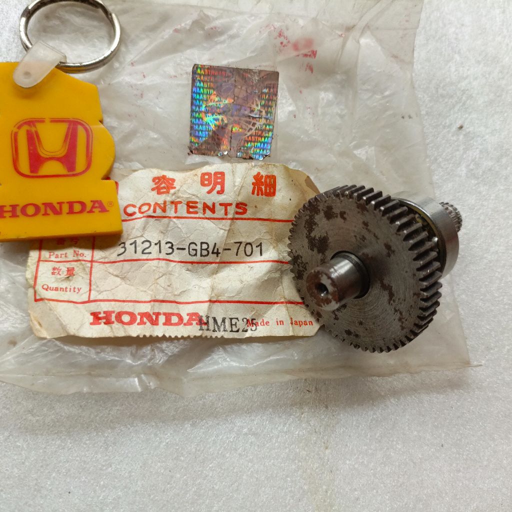 GEAR DRIVE GEAR PINION GEAR DINAMO STATER HONDA C700 C800 ASTREA STAR PRIMA GRAND ORIGINAL 31213-GB4