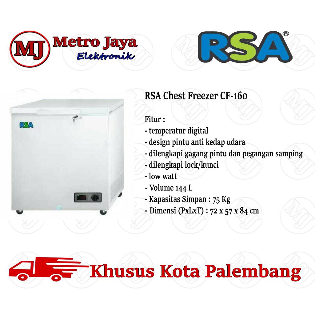 RSA Chest Freezer CF-160 Box Freezer 144L LEMARI PEMBEKU RSA CF 160