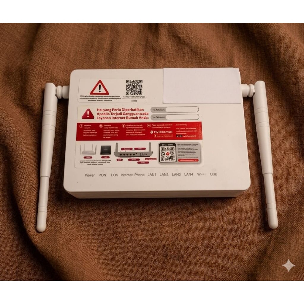 ont zte zxhn f672y port biru