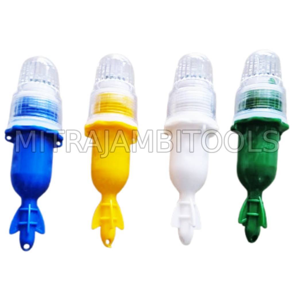 LAMPU NELAYAN IKAN KAPAL TOPERDO 5 LED 1 WARNA KEDIP