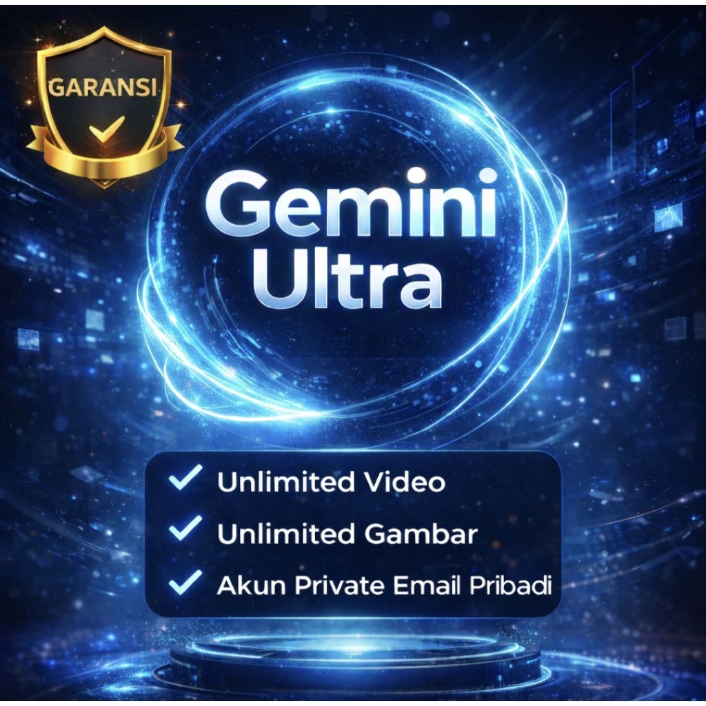 Gemini Ultra Ai langganan 1 bulan bergaransi (unlimited videoGambar)