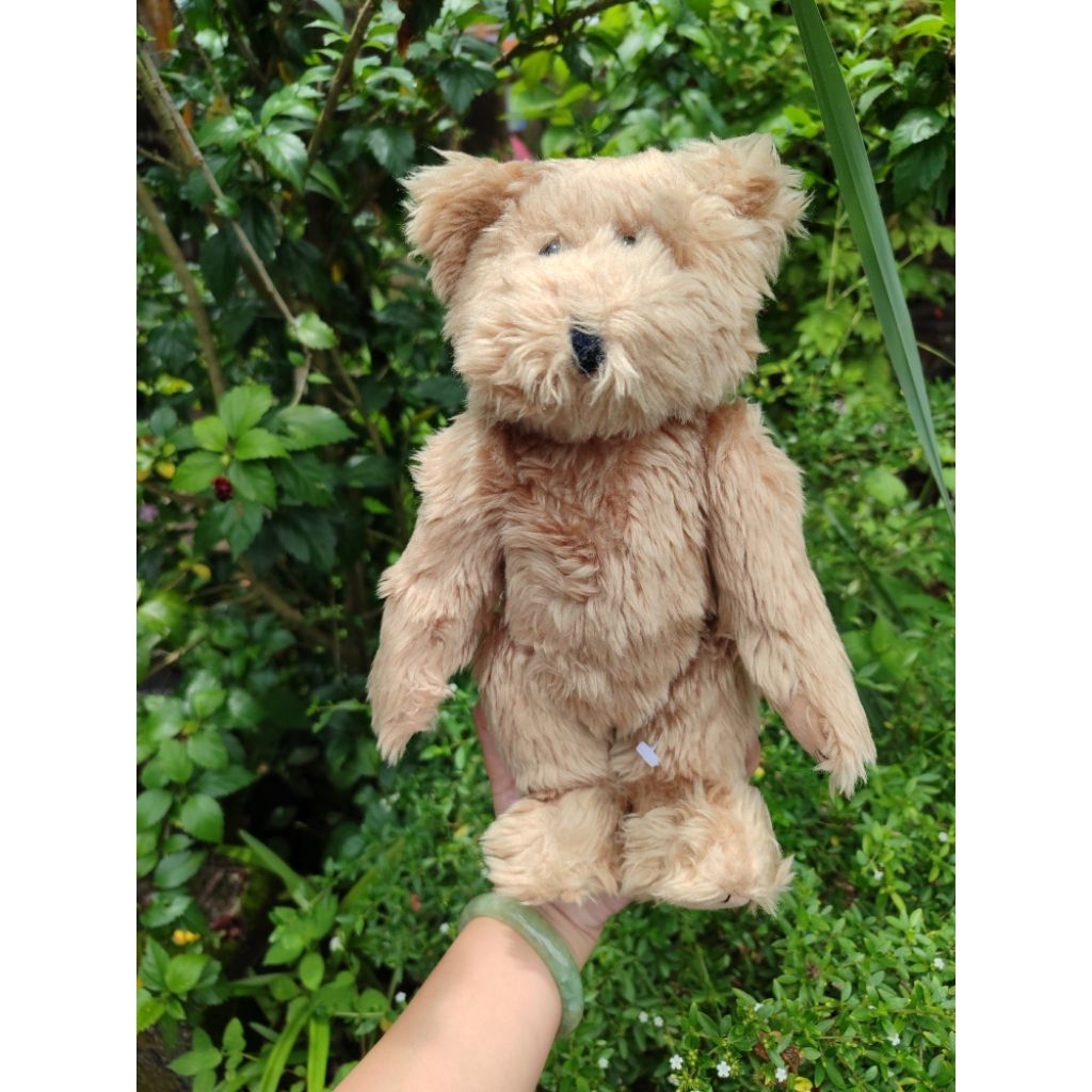 boneka vintage klasik teddy sendi putar 30 cm