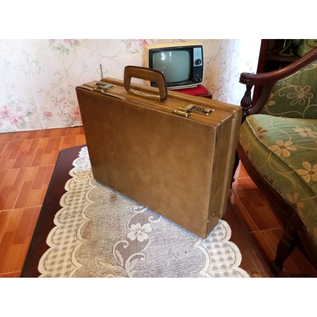 Koper Kulit Jadul Antik Merk LIBERTY Lawas Tua Kuno Retro