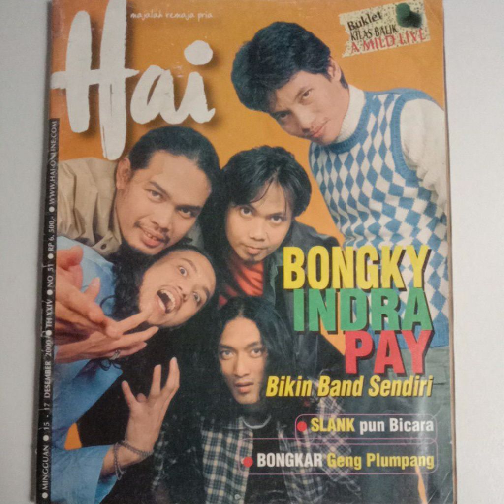 Majalah Hai Tahun 2000 Cover BIP