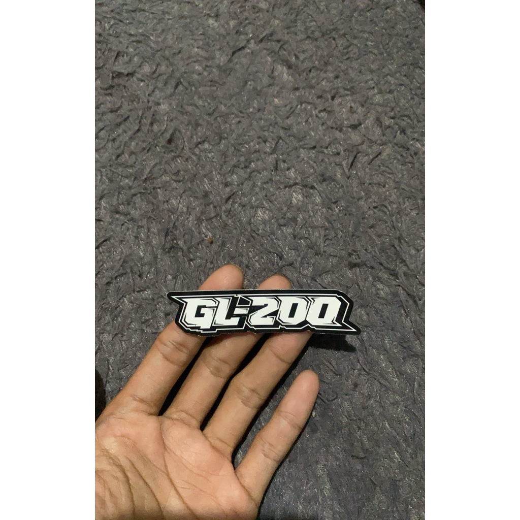 Stiker motor Gl 200 original desain sudah dipotong