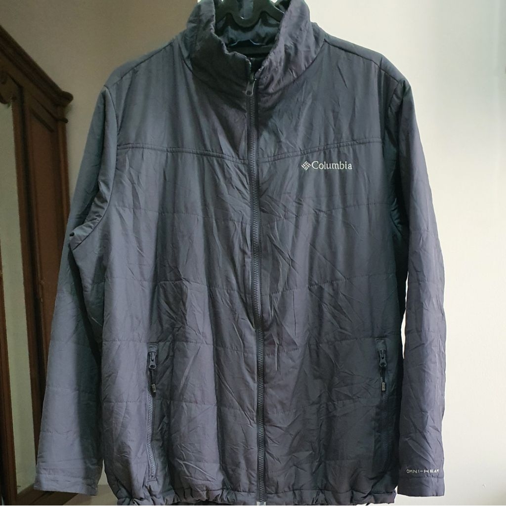 Jaket Columbia Omni Heat Warna Abu
