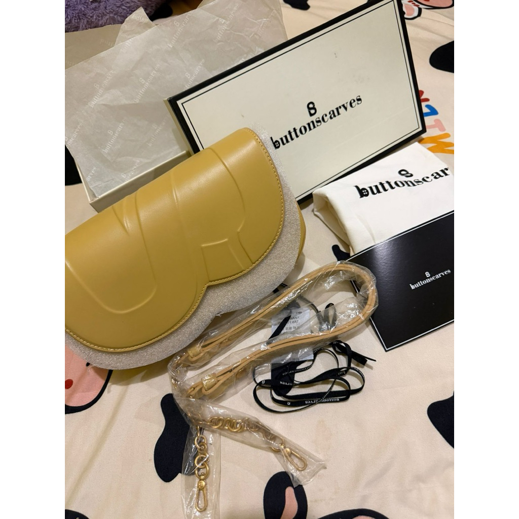 (TIDAK BISA NEGO)TAS BUTTONSCARVES JENNY BAG SUN SELEMPANG PRELOVED