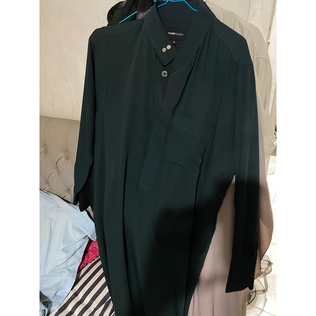 preloved thobe studio pedro dark green