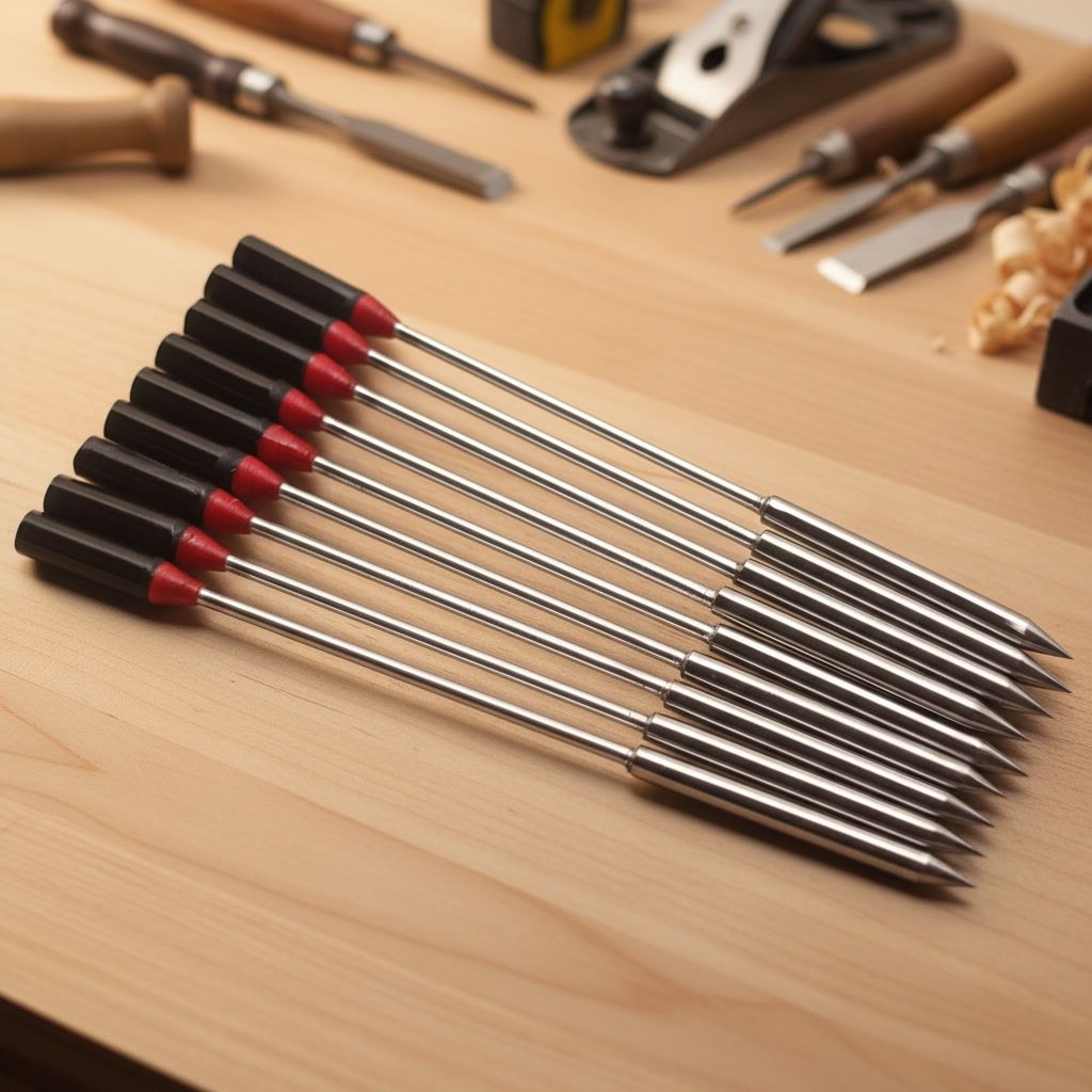 (Isi 10 Biji)  Mata Panah Ikan 6mm Mata Paser Ikan 8cm-14cm Logam