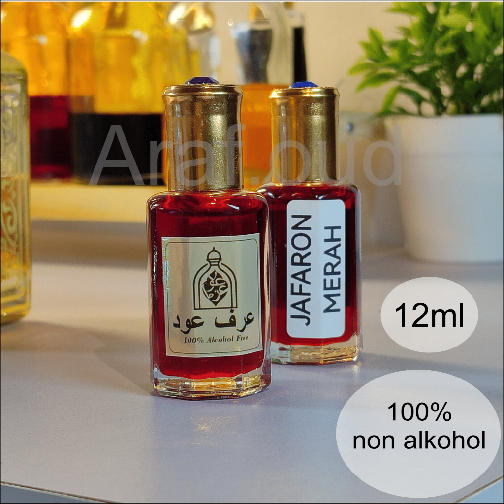 parfum oil jafaron minyak jafaron original kental tahan lama safron oil jafaron merah