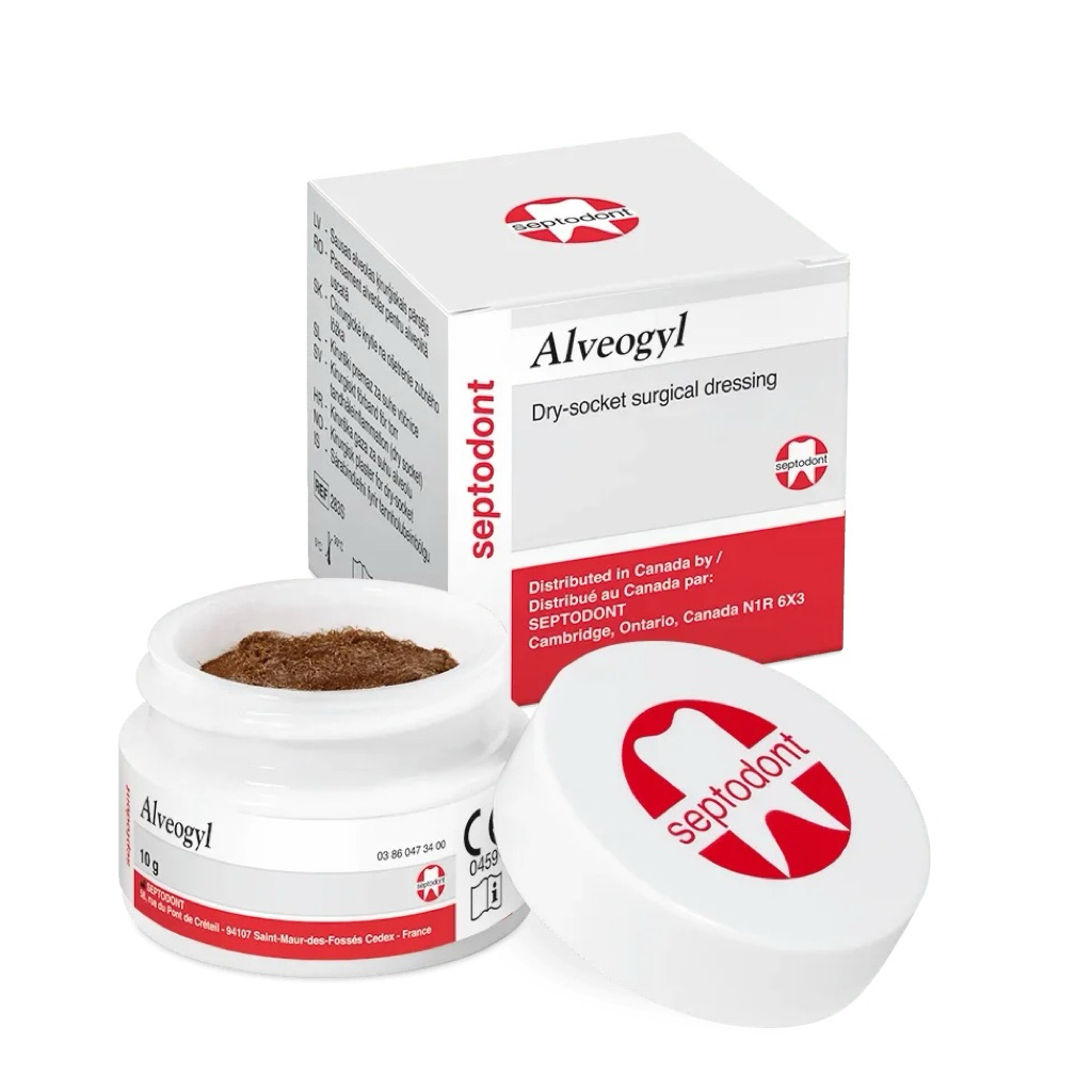 Alveogyl Dry-Socket Surgical dressing - 10 g jar