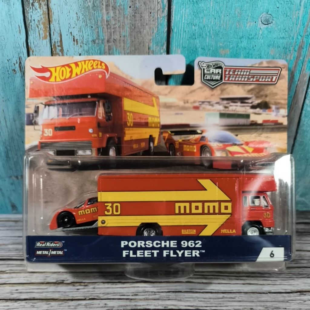 Hot Wheels Team Transport Porsche 962 Fleet Flyer