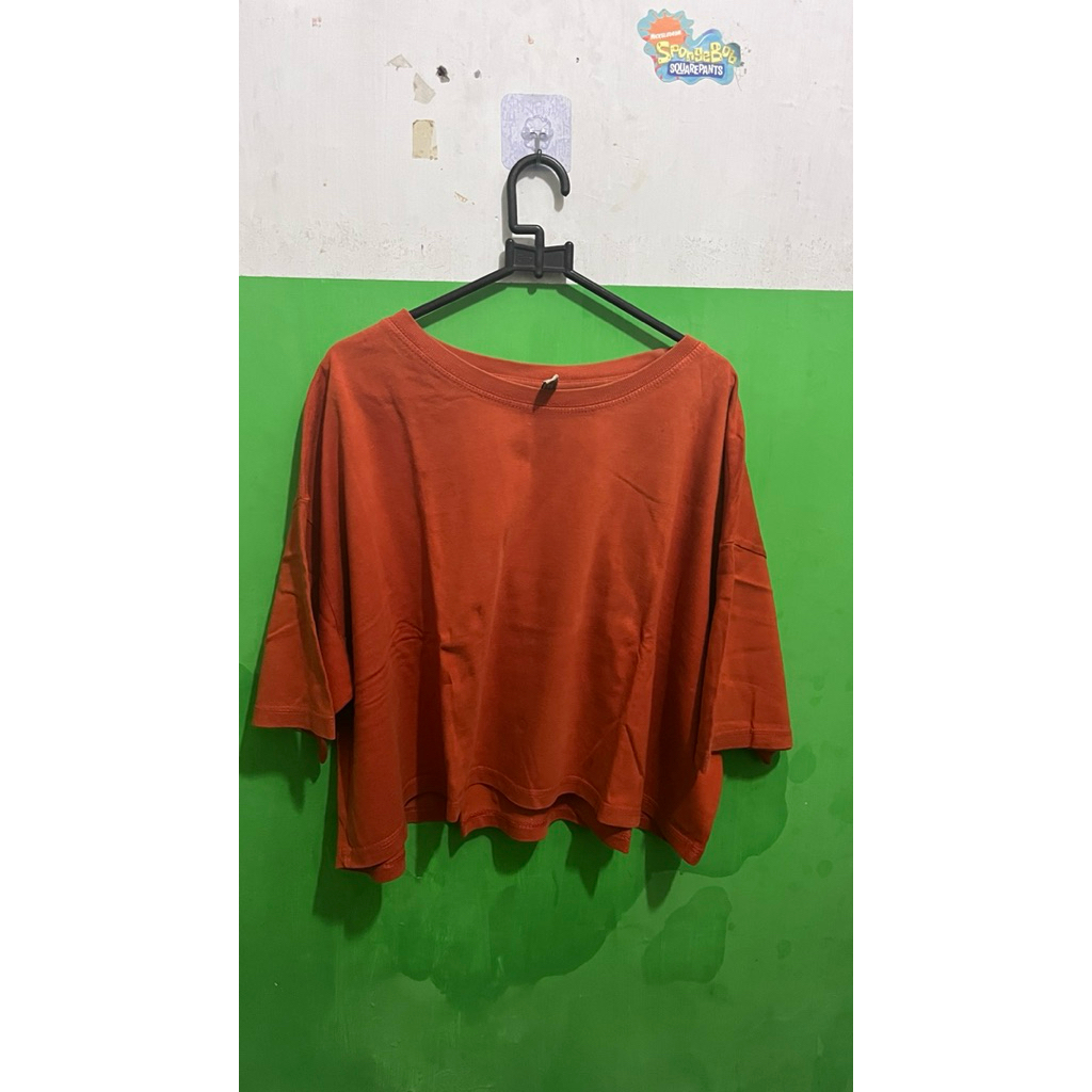 [ PRELOVED ] CROP TOP / CROP TOP BIG SIZE / CROP TEE / KAOS BIG SIZE / KAOS