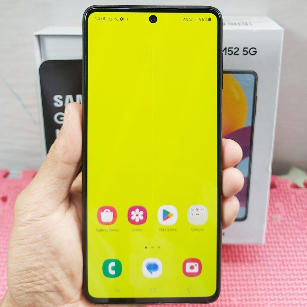 Handphone Samsung Galaxy M52 5G Second 8/128 GB NFC Eks Resmi Sein Original