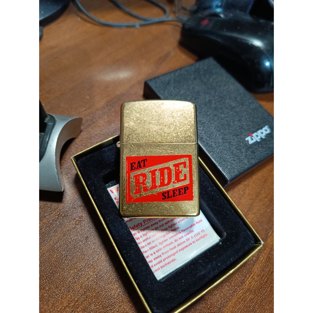 Zippo ERS Eat Ride Sleep 2004 NOS
