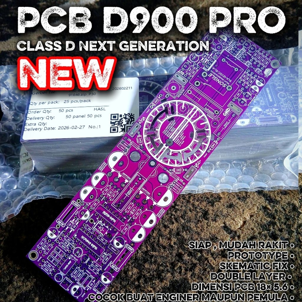 PCB D900 NEW PRO | Class D Next Generation