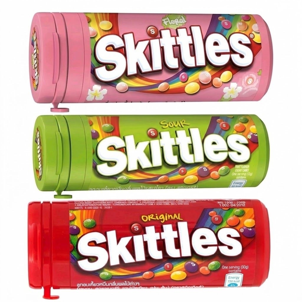 Skittles Tube 30g/Skittles 10 Fun Size Bag/Skittles Candy 45g