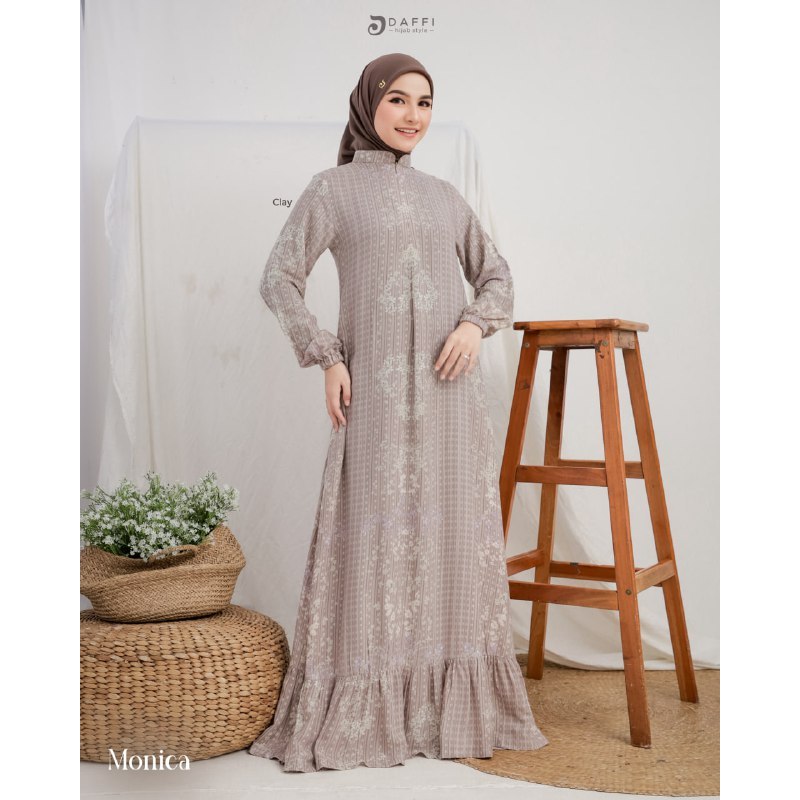 DAFFI HIJAB -  Monica Dress Gamis Busui Wudhu Friendly