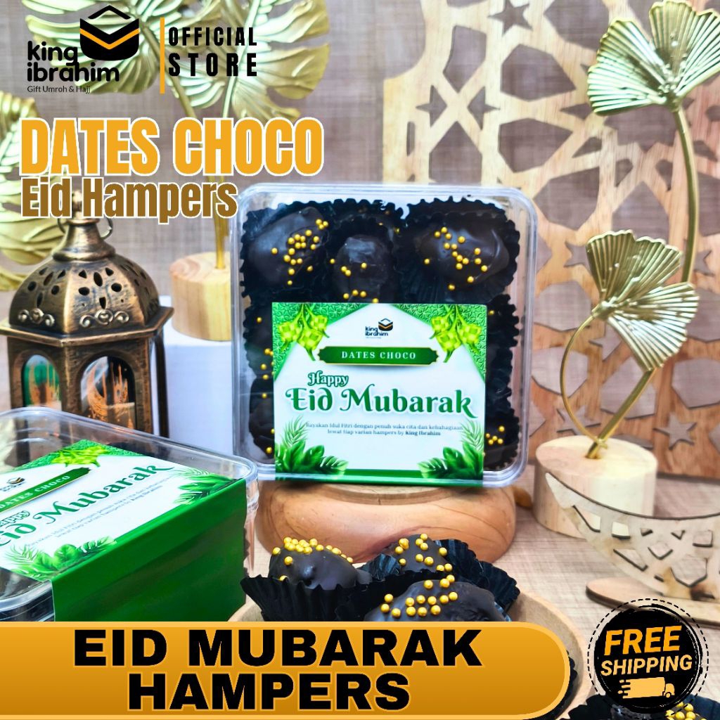 HAMPERS EID MUBARAK DATES CHOCO PREMIUM | HAMPERS COKLAT KURMA