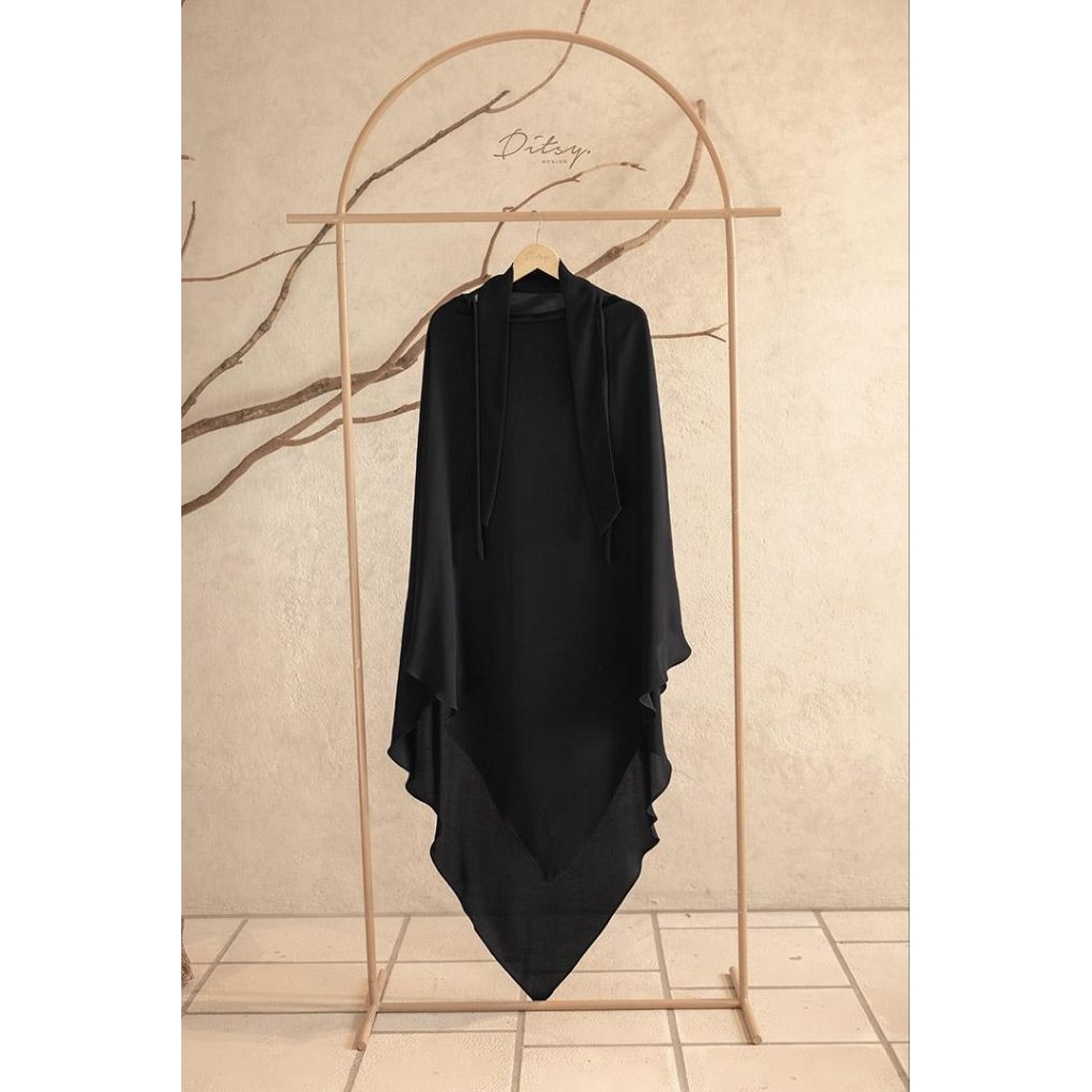 Shaida Maira Jetblack Ditsy Moslem