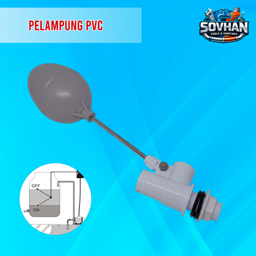 Pelampung PVC Toren 1/2 Inci Bola Pelampung Toren