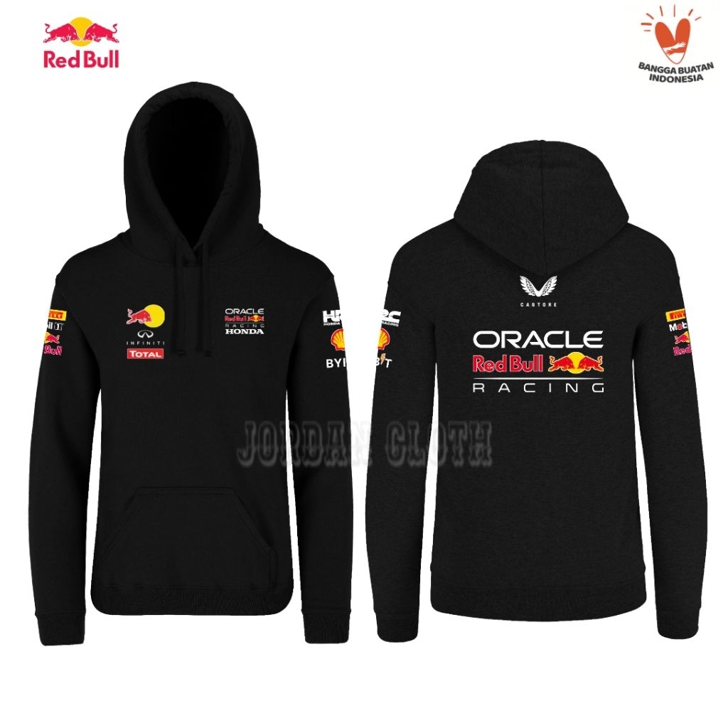 Hoodie Jaket Sweater Team Oracle Red Bull Racing F1