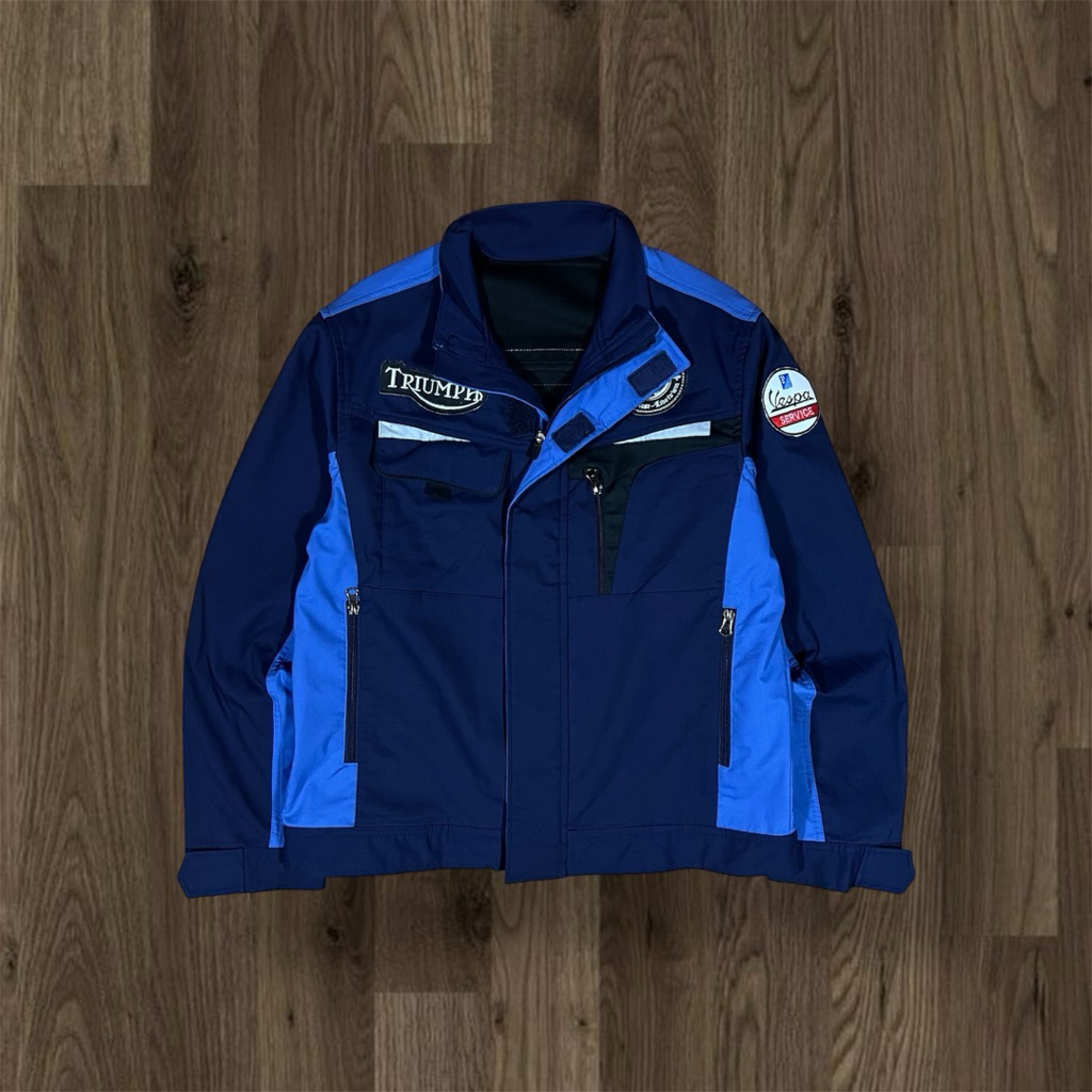 WORK JACKET ROK NAVY JAPAN CUSTOMPATCH