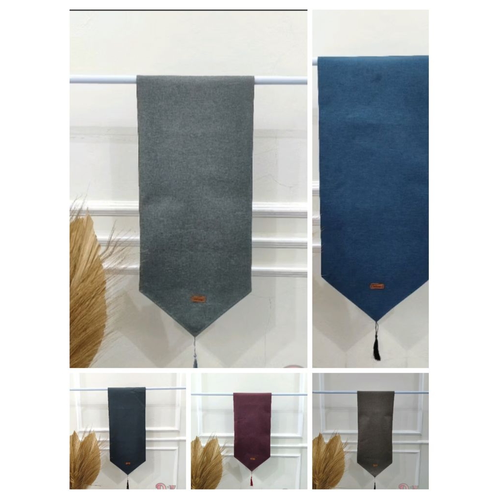 Taplak meja ruang tamu minimalis/taplak meja esthetic/Taplak meja ruang tamu denim