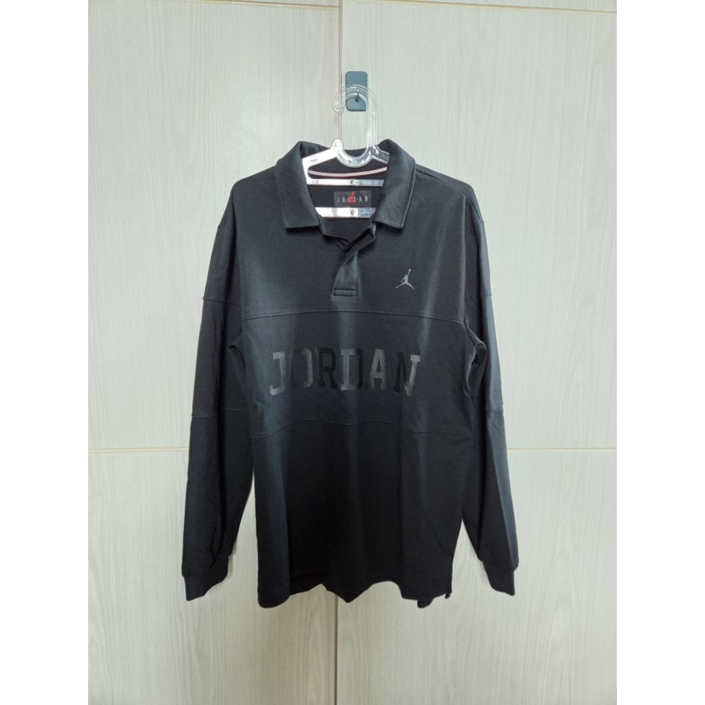 Nike Air Jordan Essentials Men's Long Sleeve Rugby Top Size S