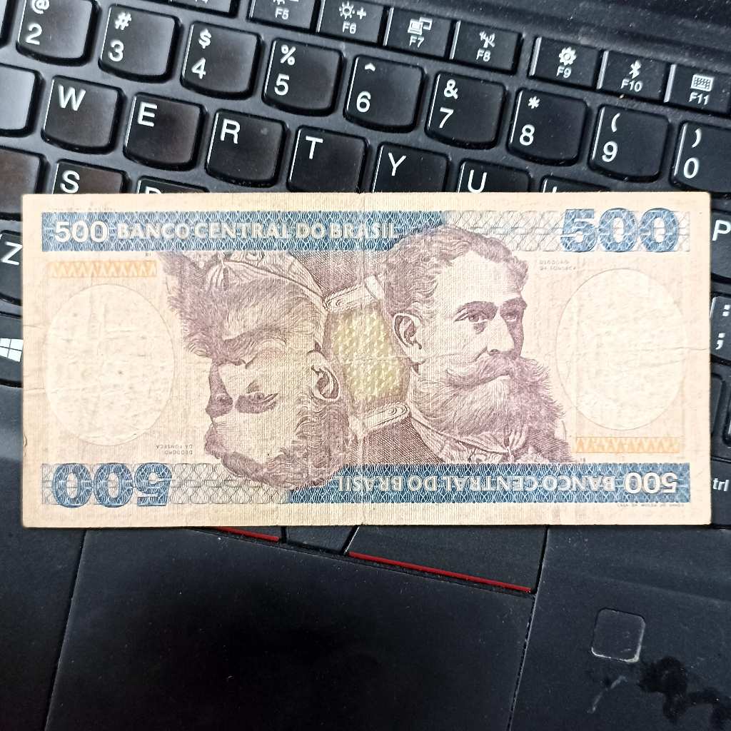 Uang Kuno Brazil 500 Cruzeiros