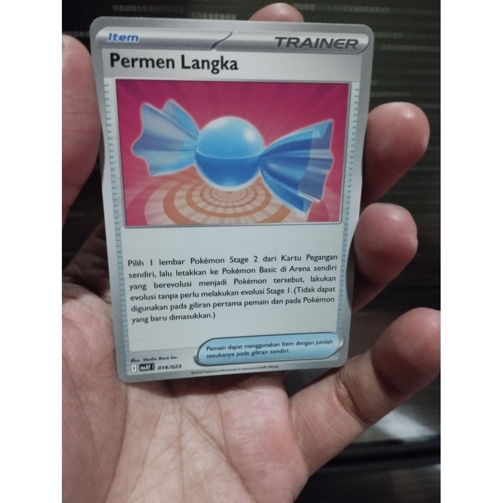 TCG Kartu Pokemon Permen Langka 014/023 - Original