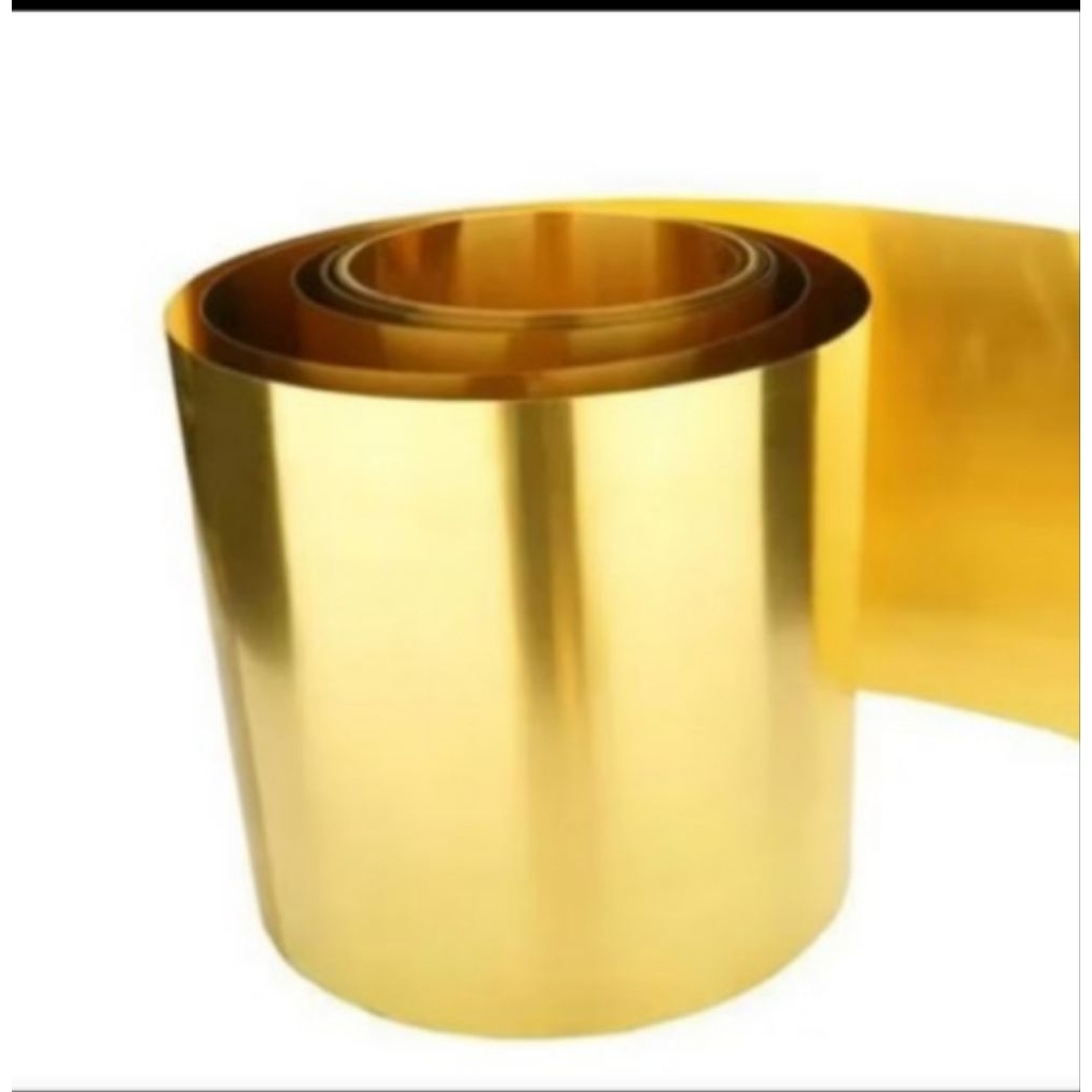 plat Kuningan 30cm x 40cm  ketebalan 0,2mm 0,3mm  0,4mm 0,5mm/lembaran