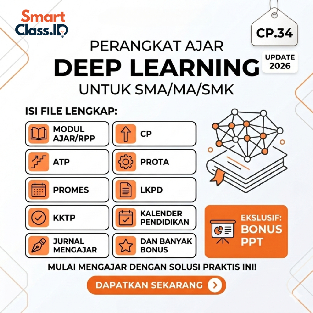 [PAG-SMA/SMK/MA] Perangkat Ajar Guru SMA SMK MA Deep Learning Kurikulum Merdeka Modul Ajar RPP