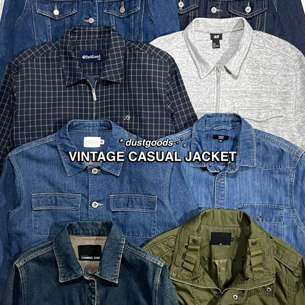 VINTAGE CASUAL Jacket #2 | @dustgoods . (Harrington, Flight, Work, Wool, Bomber, Outer, Denim, Tarta