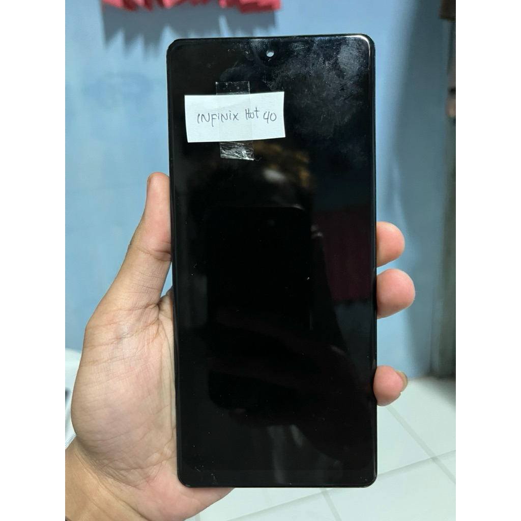 LCD infinix HOT40 PRO original cabutan 100%