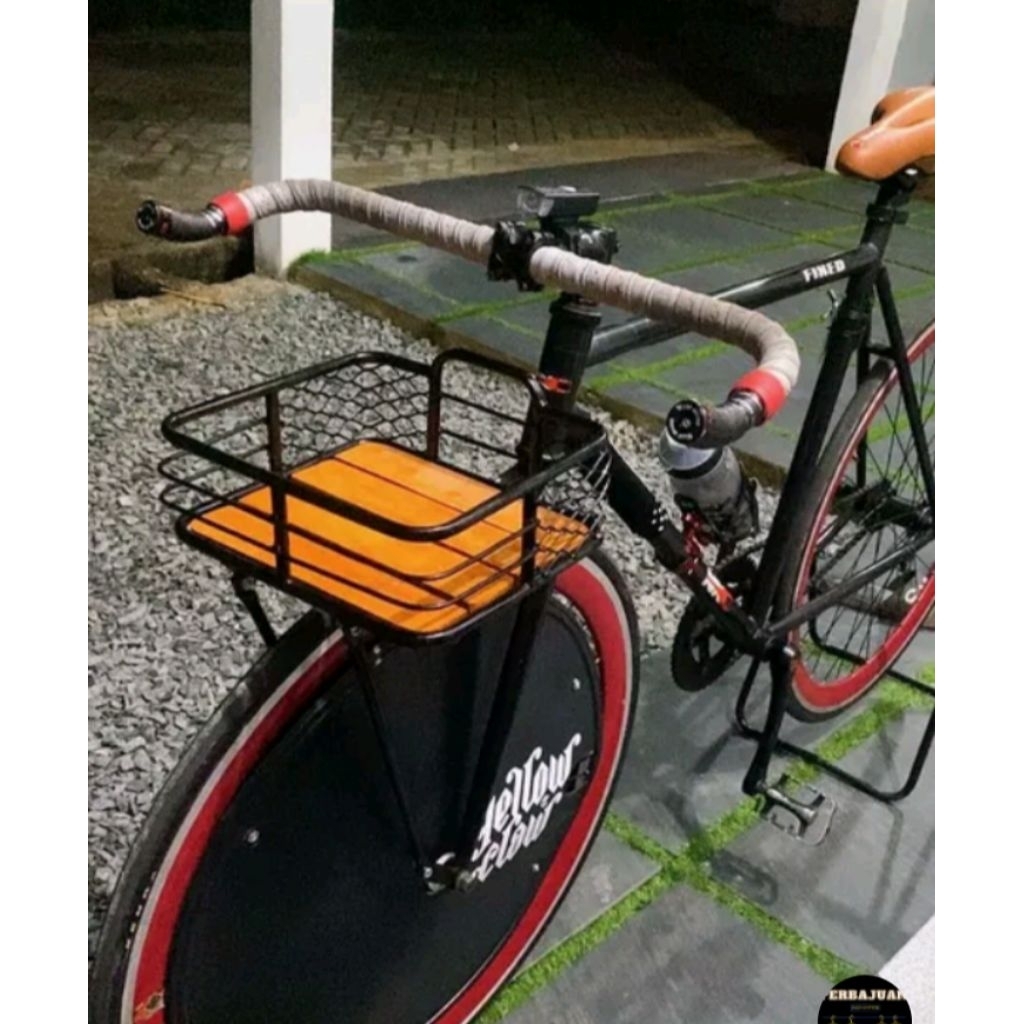 keranjang depan sepeda mtb federal lipat