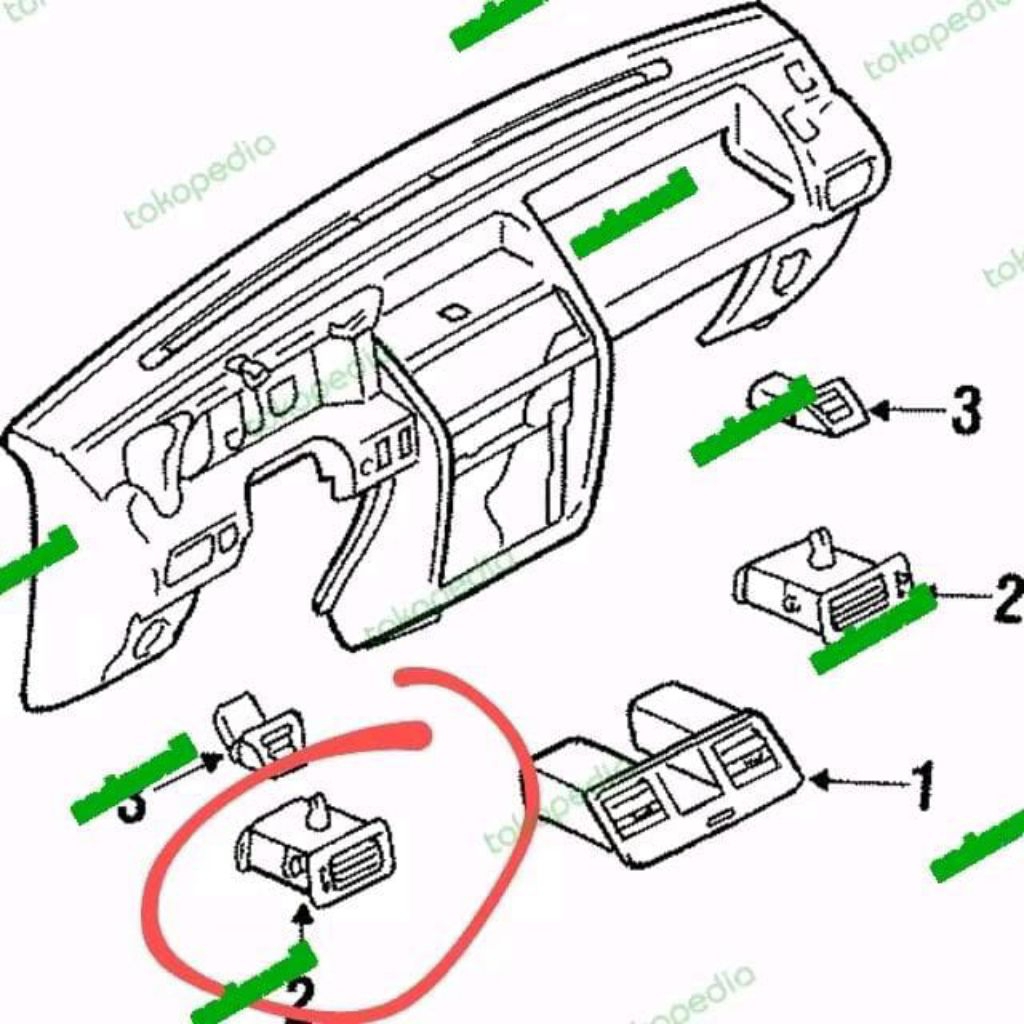 KISI AC PAJERO V43 V6 3000CC