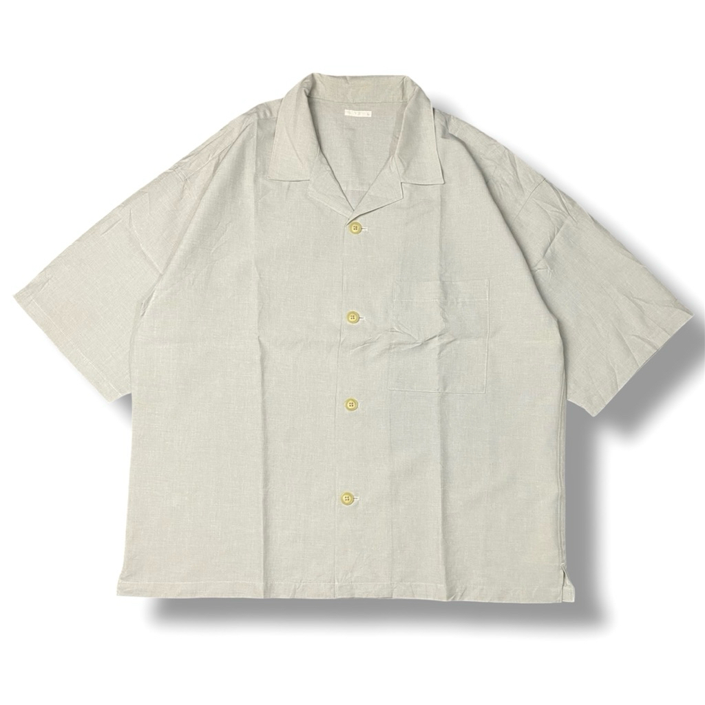 GU OPEN COLLAR KEMEJA