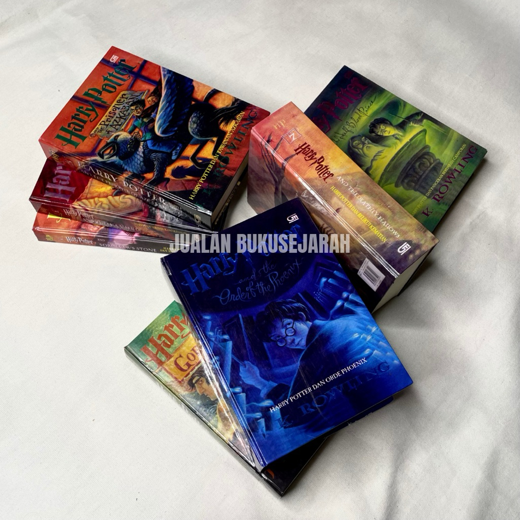HARRY POTTER BAHASA INDONESIA VERSI HARD COVER - JK ROWLING ORIGINAL
