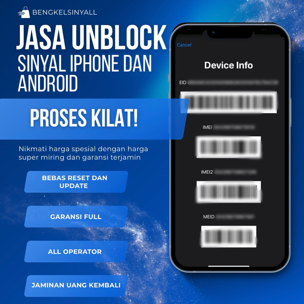 ALL OPERATOR UNBLOKER IME JARINGAN AKTIFF IPHONE DAN ANDROID