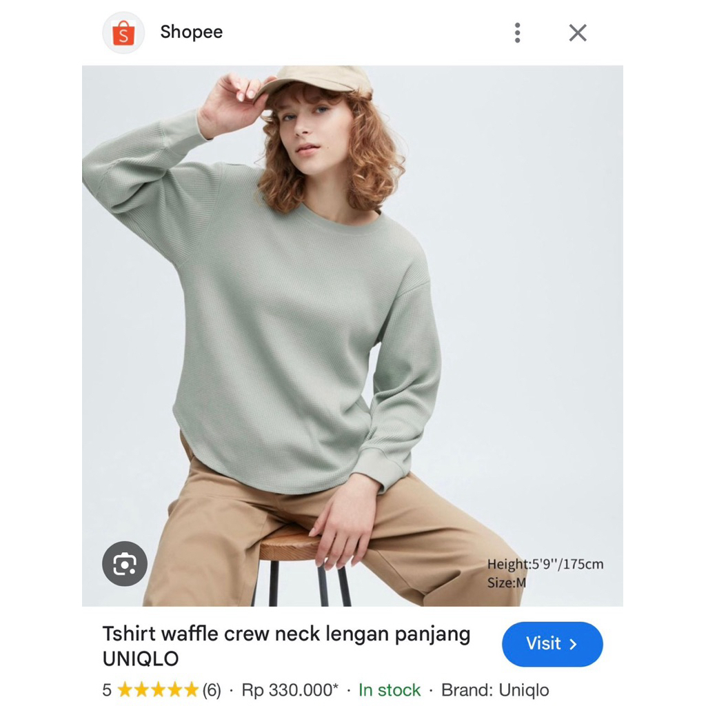 t-shirt waffle uniqlo