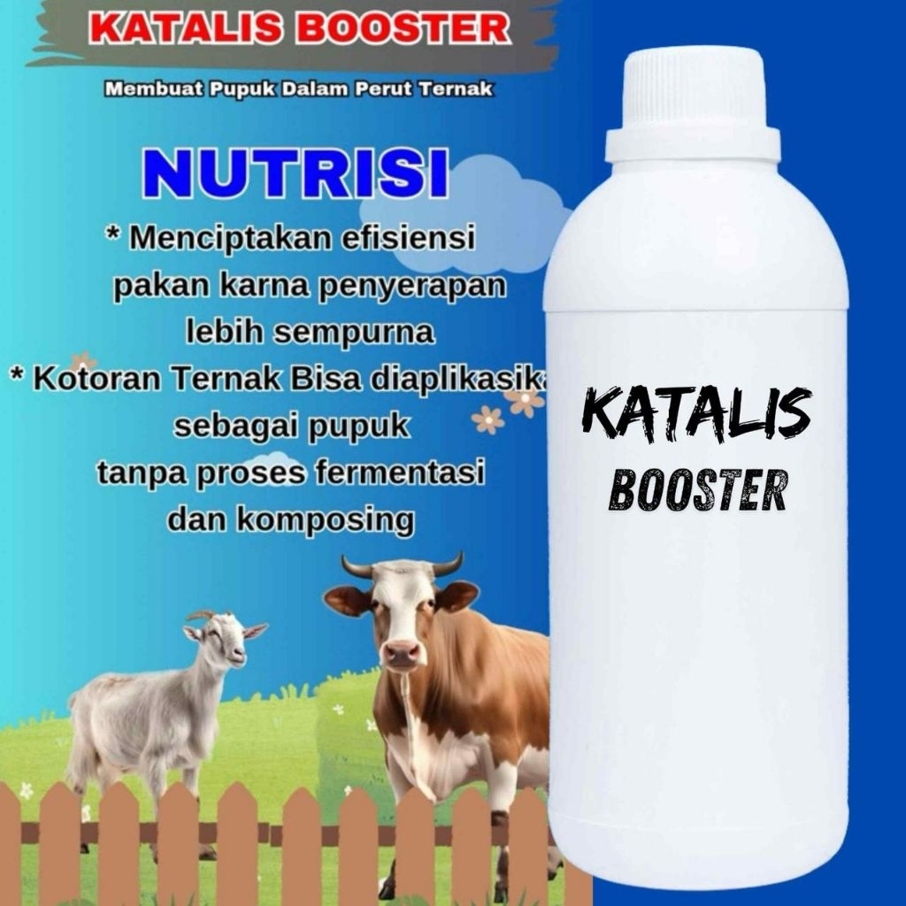 KATALIS BOSTER BSM 1 liter Nutrisi ternak untuk proses pupuk dalam perut ternak